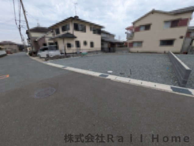 姫路市網干区浜田　売土地の前面道路含む現地写真