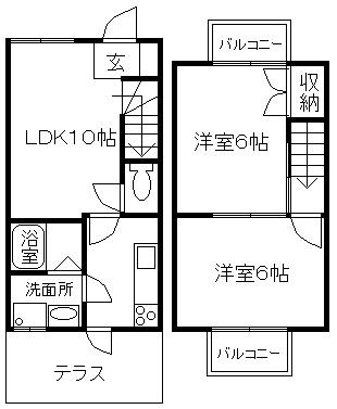 ハイツレザンの間取り