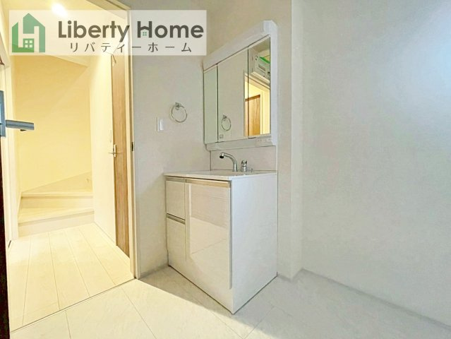 日立市東大沼町第1　1号棟　新築戸建の独立洗面台