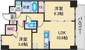 【間取り】 | S-RESIDENCE大曽根bresa | 略図の為、現状優先