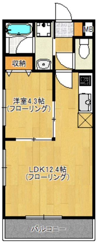 ブランシェ舞松原の間取り