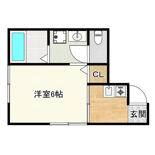 Calmeリーオの間取り