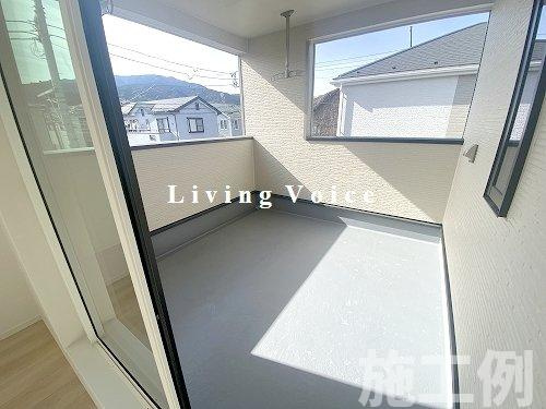 【仲介手数料０円】綾瀬市深谷中第22　新築一戸建て　全4棟のバルコニー|綾瀬市深谷中第22　新築一戸建て　全4棟