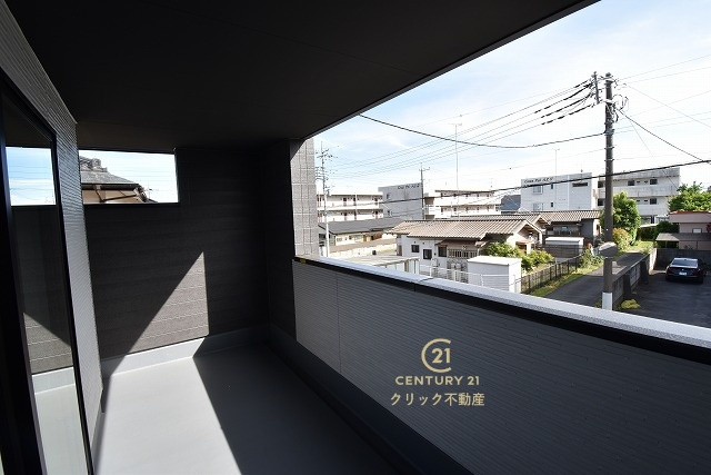 ケイアイフィット　水戸市渡里町　4期 　限定1棟！のバルコニー|お部屋から出られるバルコニーです。ちょっと気分転換に外の景色を眺めて深呼吸もいいですね。
