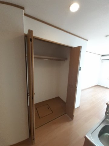 菊池郡菊陽町花立１丁目のアパートの収納|大きなものも収納できそうです