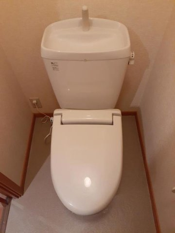 菊池郡菊陽町大字津久礼のアパートのトイレ|トイレです