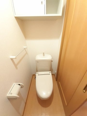 熊本市北区楡木４丁目のアパートのトイレ|清潔感のあるトイレです