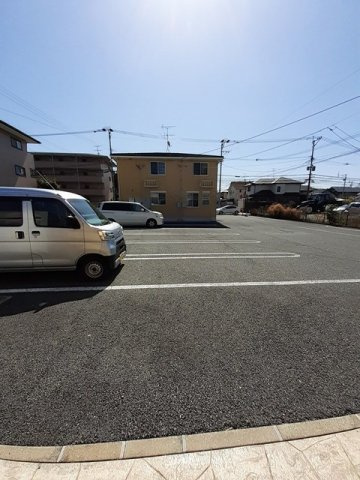 菊池郡菊陽町花立３丁目のアパートの駐車場|駐車場です