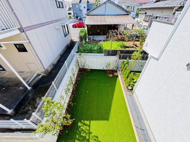 柏市花野井新築戸建【花野井小学校:7分】の展望|バルコニーより南側眺望