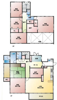 【間取り】 | 西宮市獅子ケ口町　中古戸建