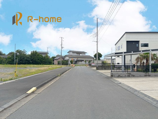 ひたちなか市阿字ヶ浦町　新築戸建て　1号棟の前面道路含む現地写真|周辺環境も併せて案内致します♪
ぜひ現地へお越しください♪
