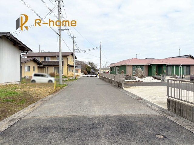 ひたちなか市阿字ヶ浦町　新築戸建て　2号棟の前面道路含む現地写真|周辺環境も併せて案内致します♪
ぜひ現地へお越しください♪