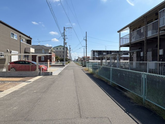 新築戸建　岐阜市東鶉5丁目　全５区画分譲の前面道路含む現地写真|■前面道路　■ヤマダ不動産　株式会社リライフ　
■夢のマイホーム購入をフルサポートします！