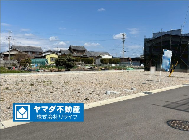 新築戸建　岐阜市東鶉5丁目　全５区画分譲の外観|「現地（2026年3月23日）撮影」　
■外観写真　
■ヤマダ不動産　株式会社リライフ　