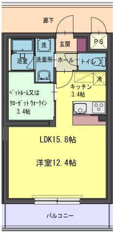 コルトーナ壱番館の間取り