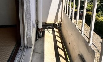 コーポ川村のバルコニー