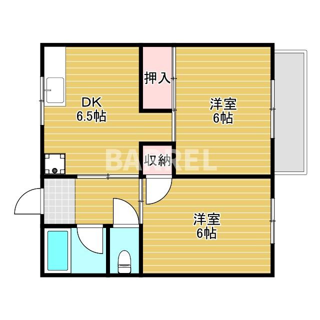 シャトーヤスミマンションの間取り