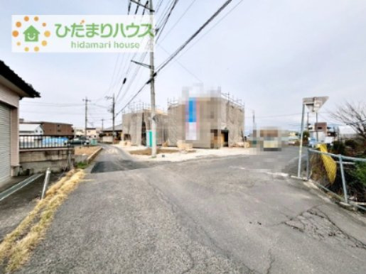【前面道路含む現地写真】 | 筑西市二木成第2　新築戸建　2号棟 | 3月22日撮影