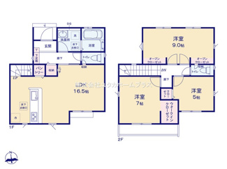 【間取り】 | 立川市若葉町3丁目　新築戸建　【全10棟】