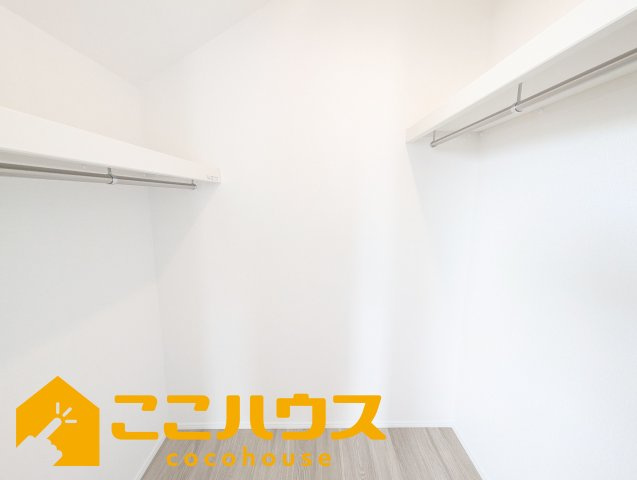 糸満市兼城　新築戸建て　全2棟　A号棟の収納|大容量のウォークインクローゼット