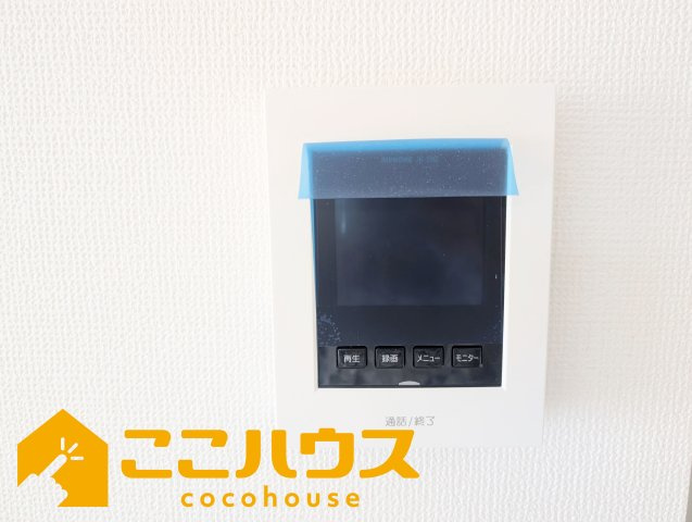糸満市兼城　新築戸建て　全2棟　A号棟のセキュリティ|録画機能付きTVインターホン