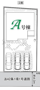 【新築分譲住宅】三芳町藤久保3期の区画図
