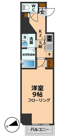 【間取り】 | ルクレ上北沢ルネサンスコート