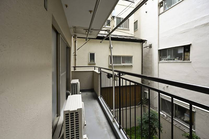 ライオンズマンション新小岩第3のバルコニー