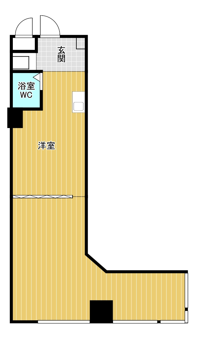 クレドール西明石Ⅲの間取り