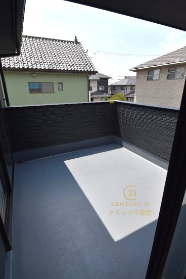 ケイアイフィット　ひたちなか市東大島　1期 　限定1棟！のバルコニー|日当たり良好なバルコニーです。気分転換に出るだけでも、晴れた日にお洗濯物やお布団を一気に干すのも気持ちがいい♪