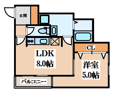 【間取り】 | ノイヴェル吉田