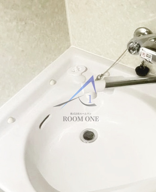 ル　シエル湯島の洗面所|洗面台です。