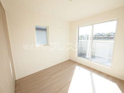 【洋室】 | 奈良市西ノ京町丁目の新築一戸建 全３区画 | 現地写真（１号地２階洋室）