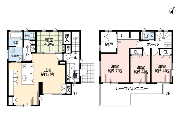 【間取り】 | 六栗川添戸建