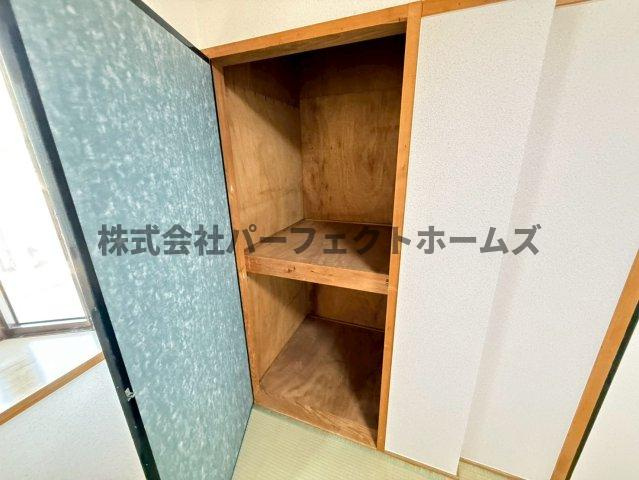 羊燈館メゾン香里園緑町の収納|収納スペース豊富です