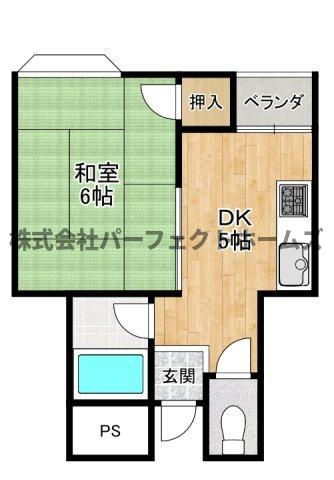 羊燈館メゾン香里園緑町の間取り
