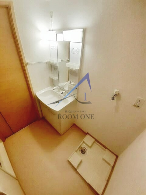 プラティーク六町の洗面所|洗面台です。