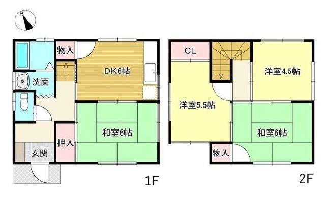 【間取り】 | つつじが丘４丁目　中古戸建