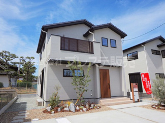 【外観】 | 奈良市西ノ京町丁目の新築一戸建 全３区画 | 現地写真（３号地外観）即入居可！実際の建物内をご内覧できます♪※現地に係員は常駐しておりません。