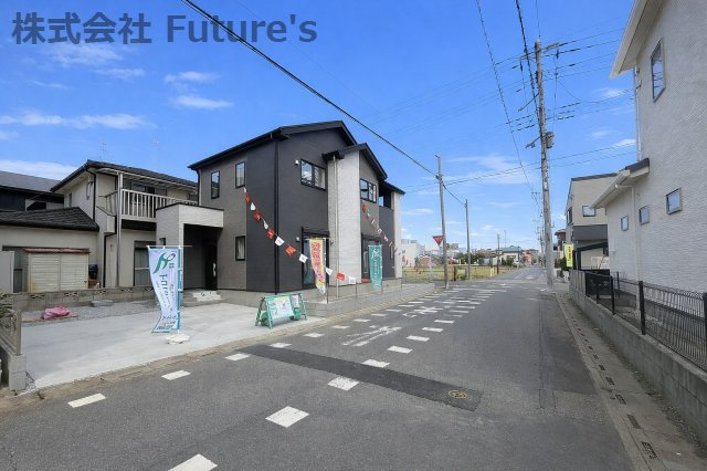 三郷市高州1丁目　新築戸建　全1棟の前面道路含む現地写真|前面道路含む現地写真です。