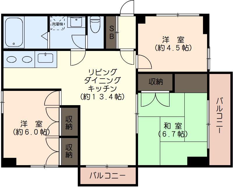 間取りです。