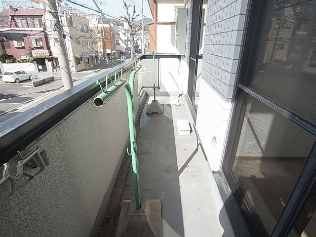 神戸市兵庫区荒田町３丁目の賃貸マンションのバルコニー|日当たり大変良いバルコニー