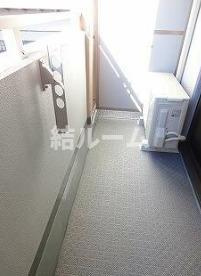 板橋区板橋１丁目の賃貸マンションのバルコニー