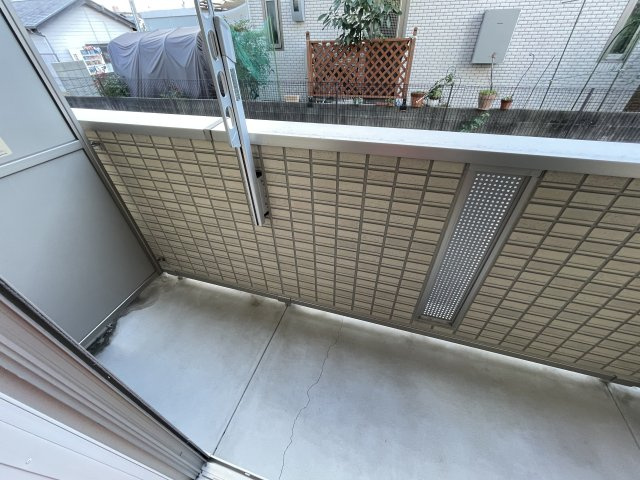 宝塚市旭町１丁目のアパートのバルコニー|陽当たり良好なバルコニーです