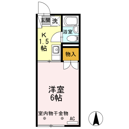 【間取り】 | ハイツ井上A