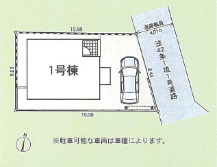 厚木市長谷第15　新築戸建の区画図