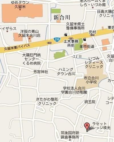 サンシャトー和賀の地図
