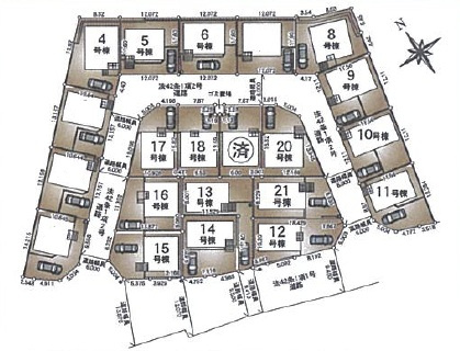 市原市諏訪２丁目第１の区画図