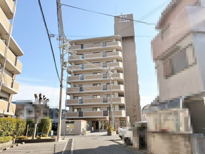 【外観】 | ダイアパレス光明池壱番館 | ワイドバルコニーですので、洗濯物が干しやすそうですよ！