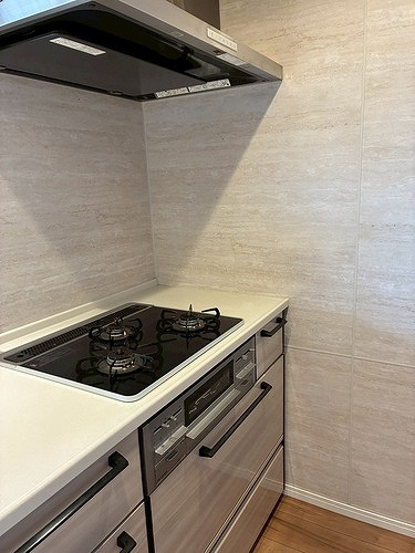 ファミール松戸グランデージ２のその他|2025年7月撮影　ガスコンロ３口